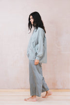 mud pants silk cotton satin