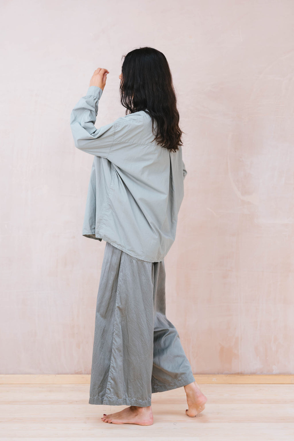mud pants silk cotton satin