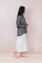 bias cut skirt short