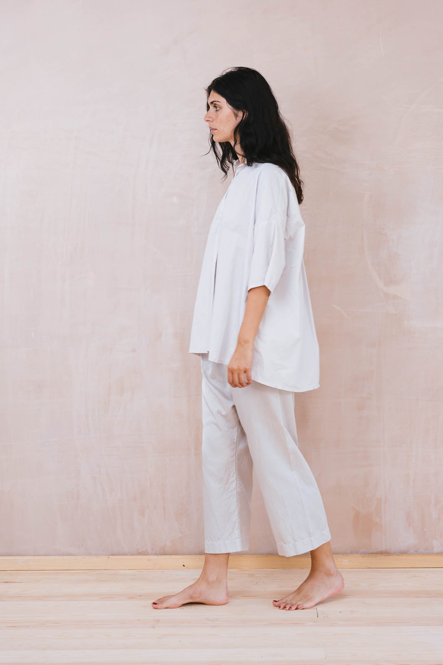 japan pants silk cotton satin