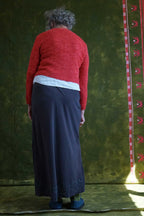 sale cutwork flower skirt long