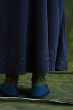sale cutwork flower skirt long