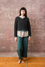 hem pants cotton twill