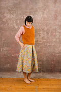 rowan skirt silk cotton print
