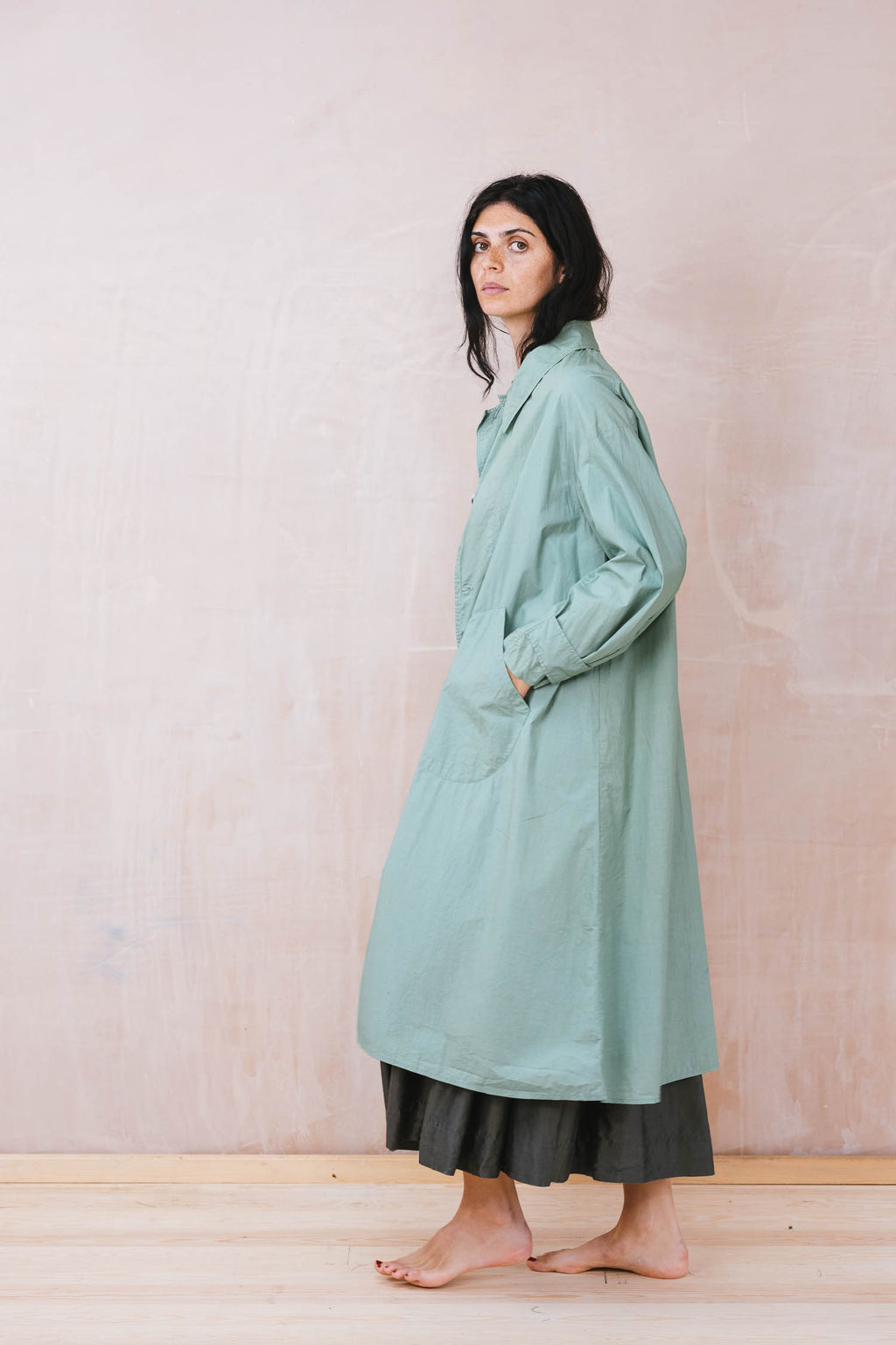 palace coat cotton poplin