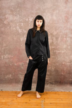 tin pants silk cotton croccante