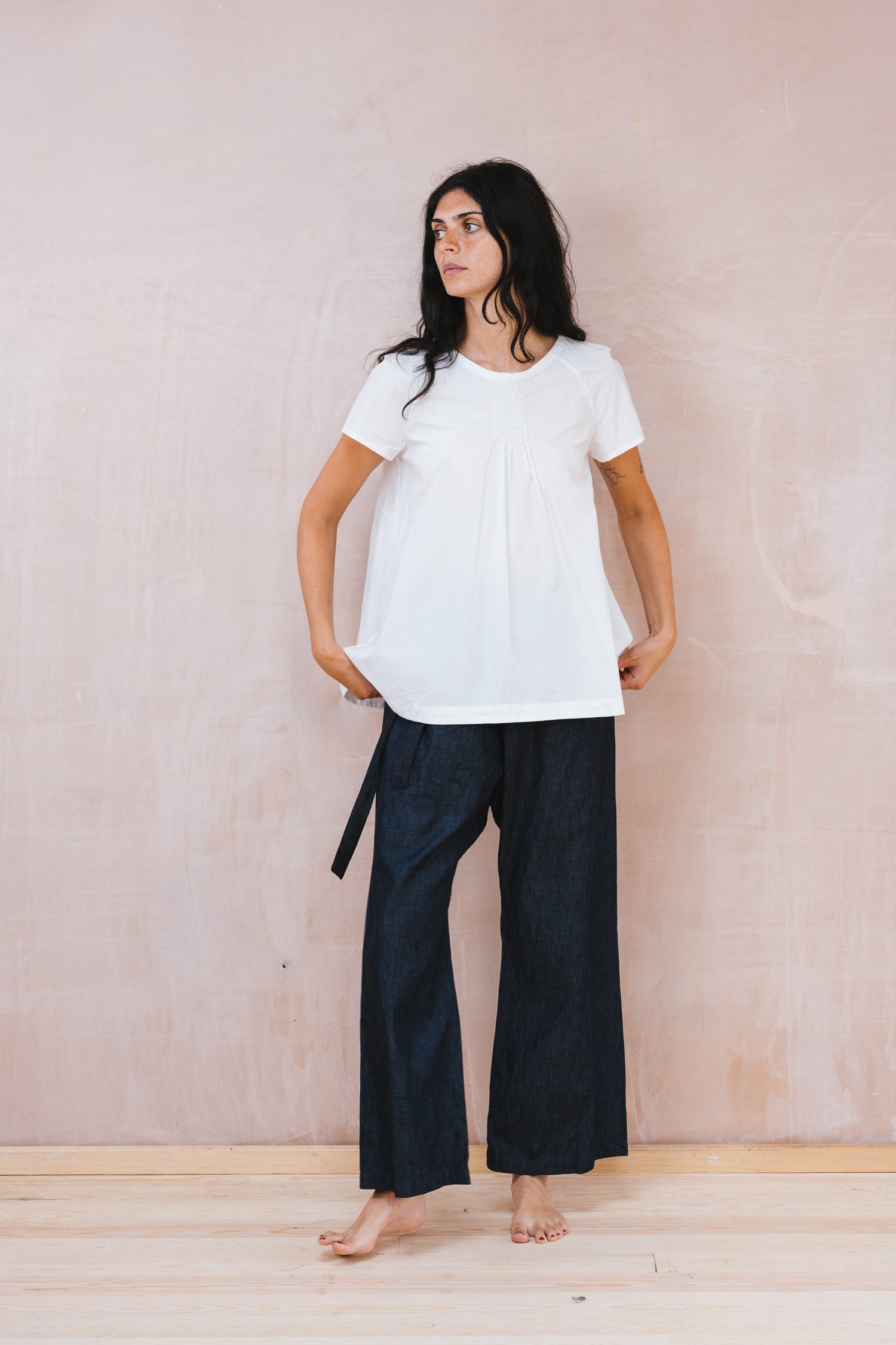 wide leg japan pants denim