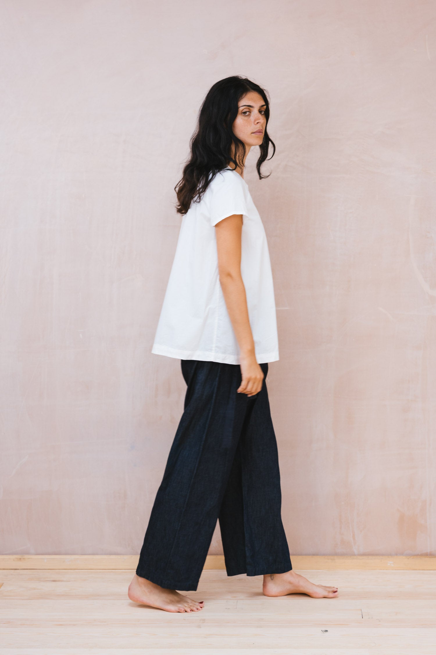 wide leg japan pants denim