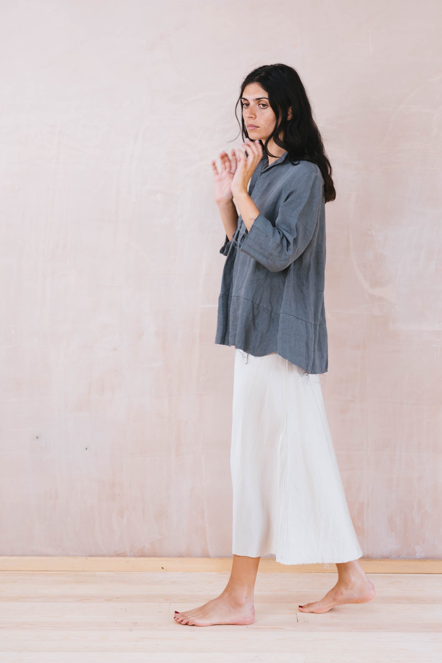 bias cut skirt short