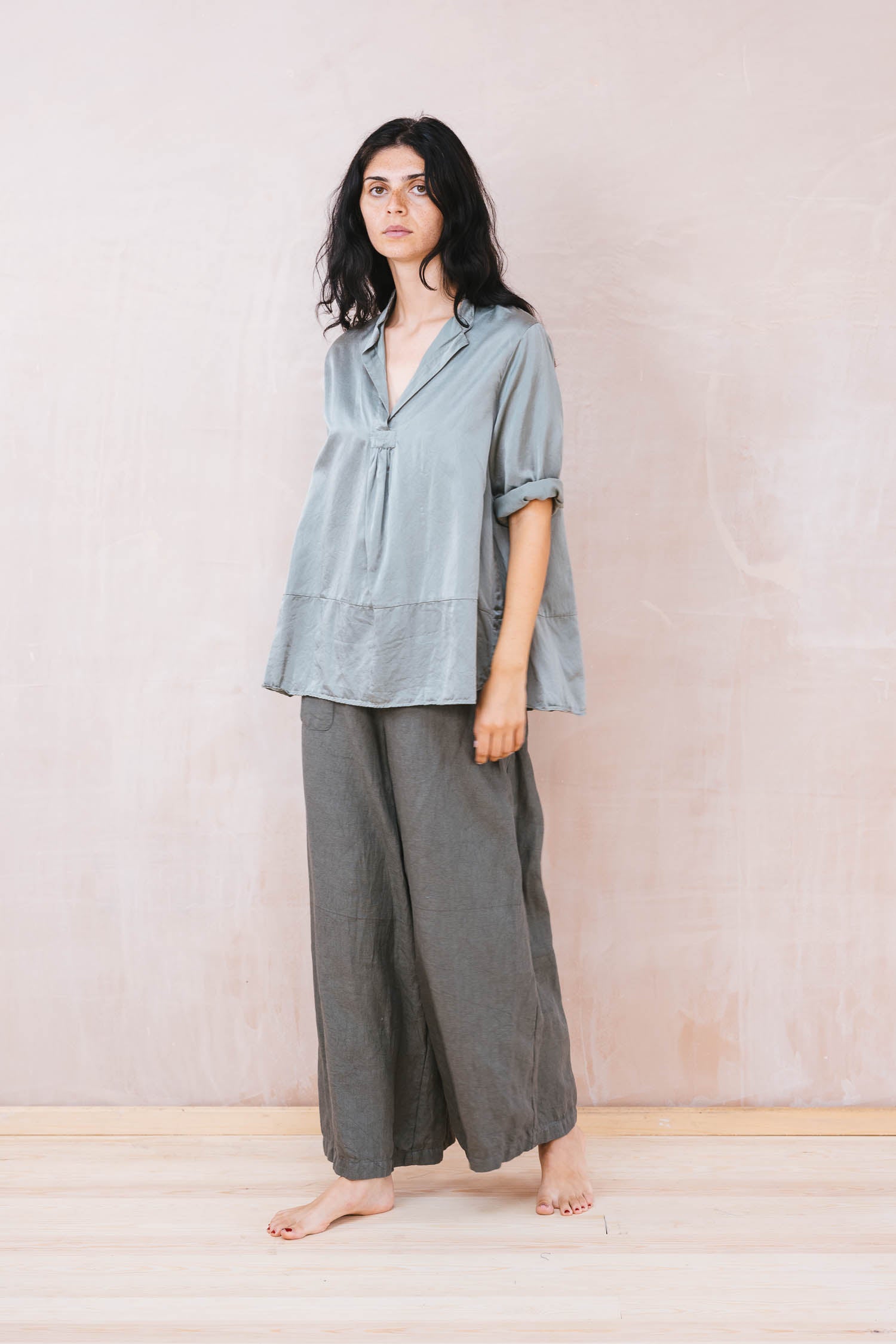 mud pants linen