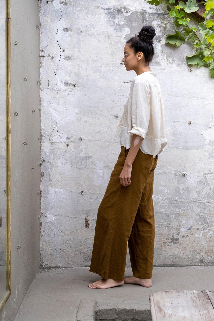 sale shannon pants natural dye twill
