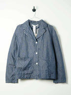 big stan jacket linen denim