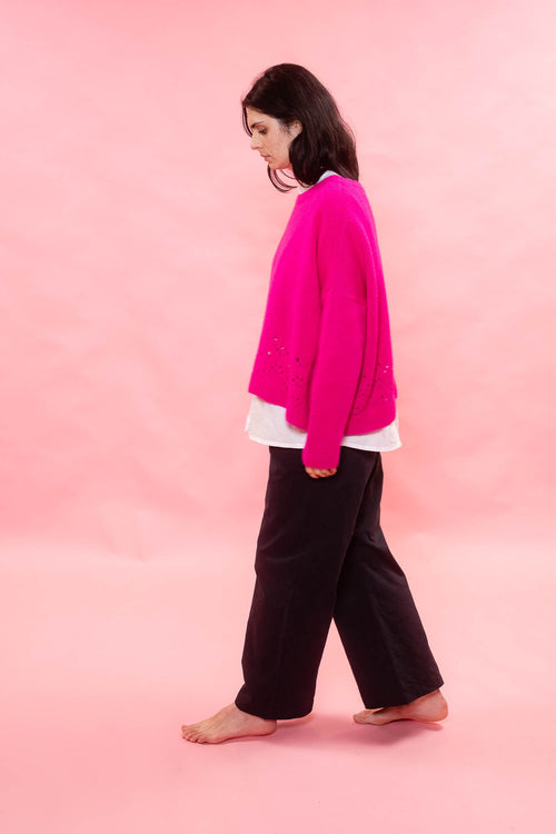 big lacey sweater cashmere