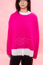 big lacey sweater cashmere