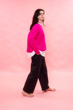 big lacey sweater cashmere