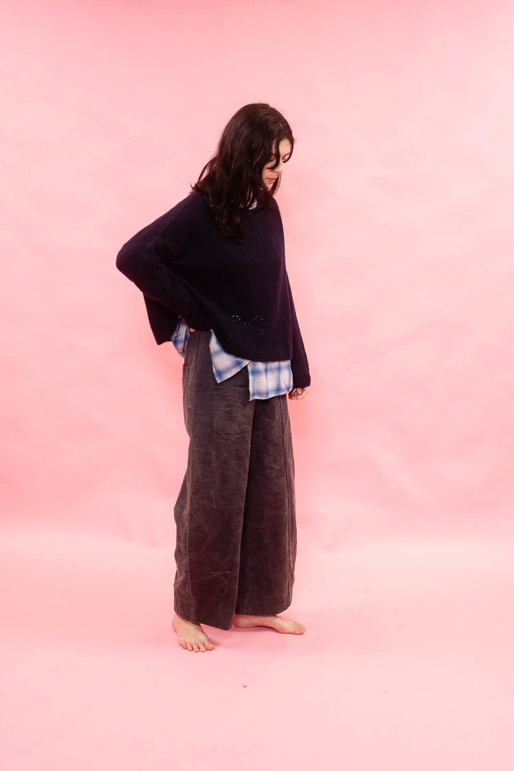 big lacey sweater cashmere