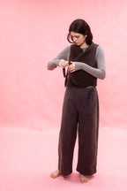 flight vest reversible wool