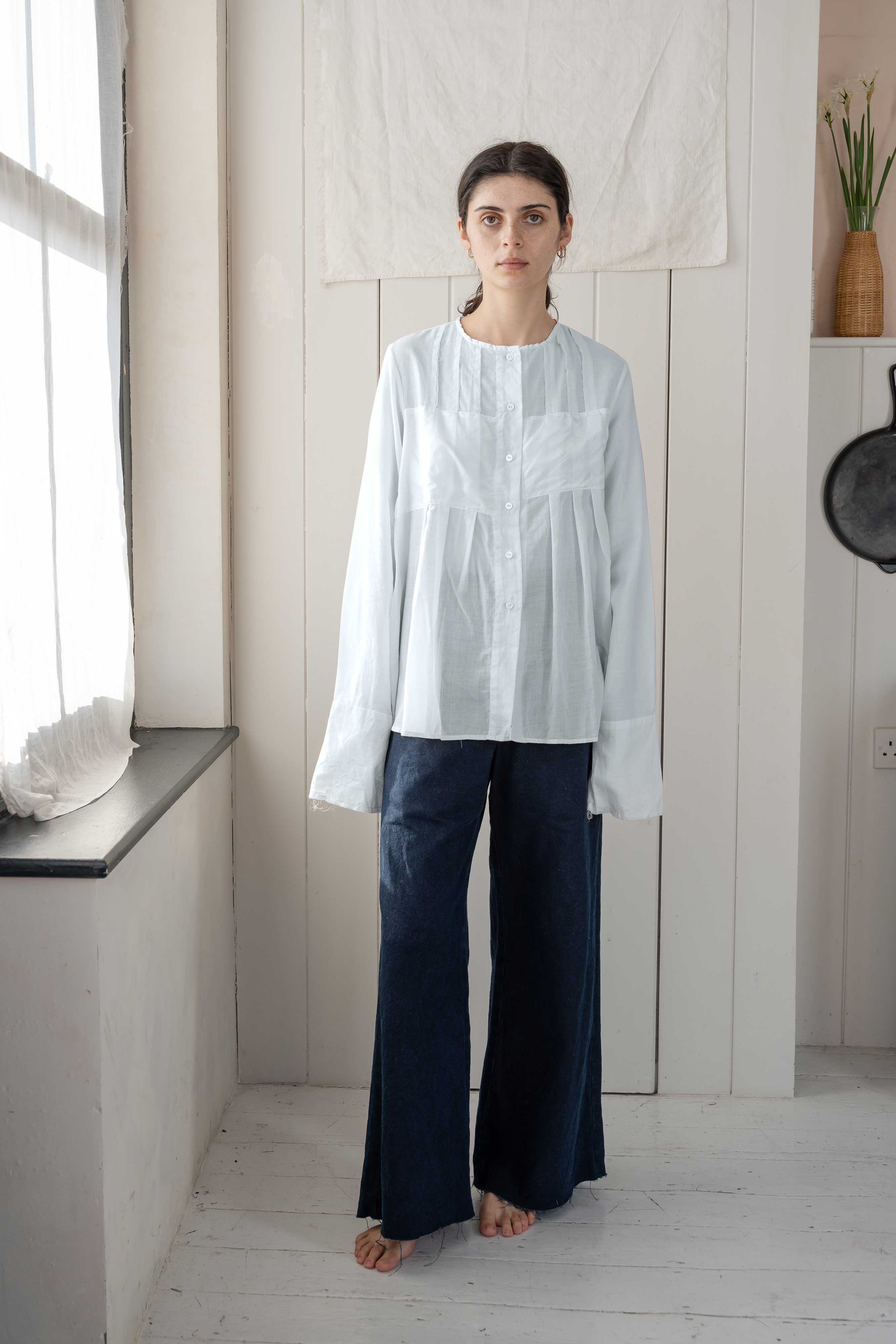 sale patchy blouse