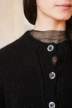 fluffy alpaca nickel cardi