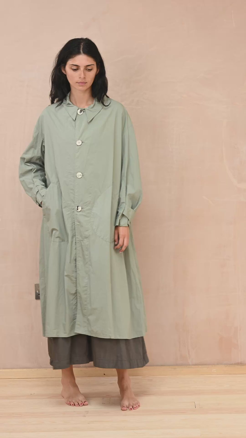 palace coat cotton poplin