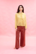 AW26 BL1067 secret button shirt cotton organdy