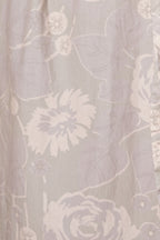 button thru shirt cotton poplin rose print