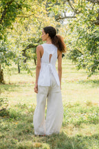 sale apron blouse cotton poplin