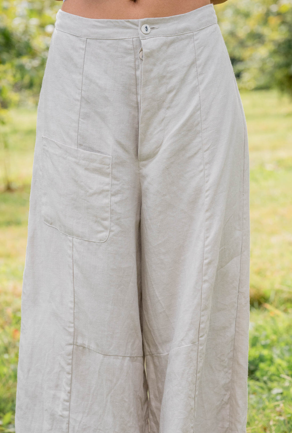 sale wide leg japan pants linen twill