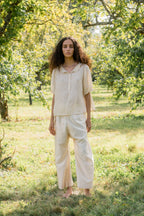 sale wide leg japan pants silk cotton satin
