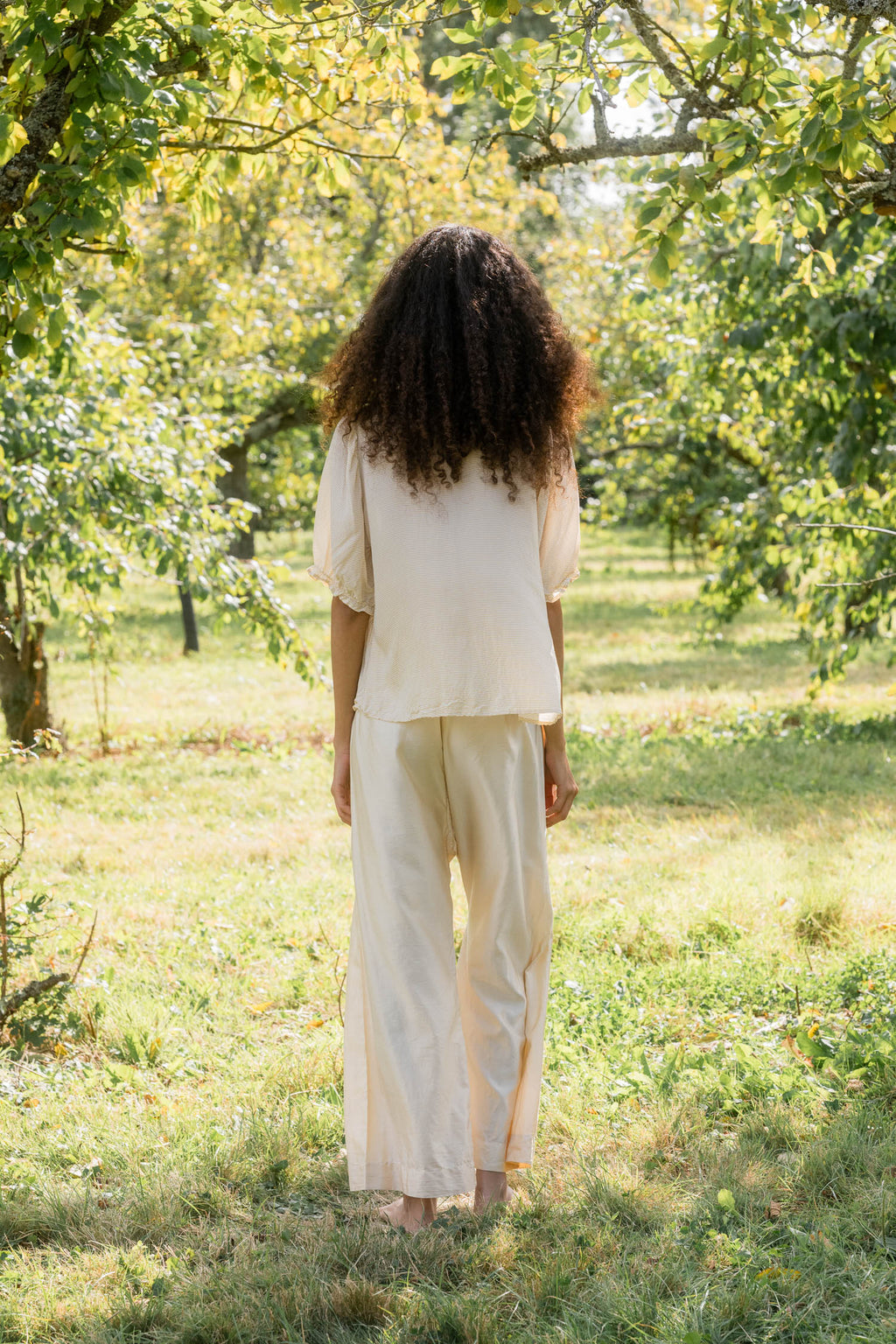 sale wide leg japan pants linen twill