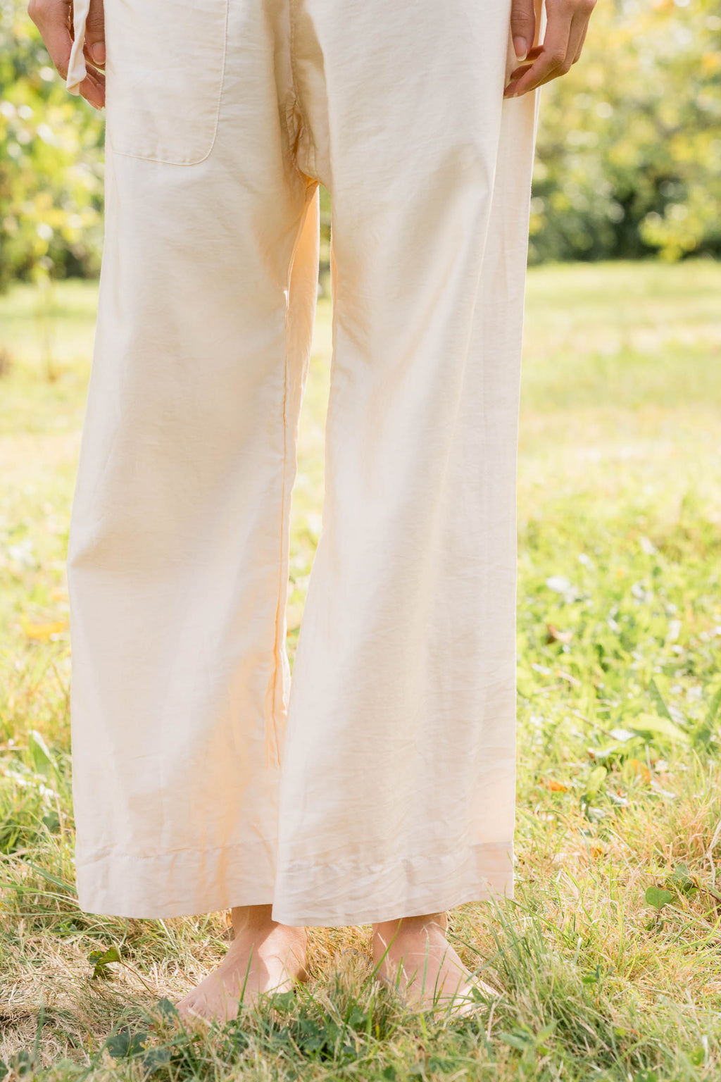 sale wide leg japan pants linen twill