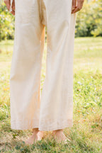 sale wide leg japan pants linen twill
