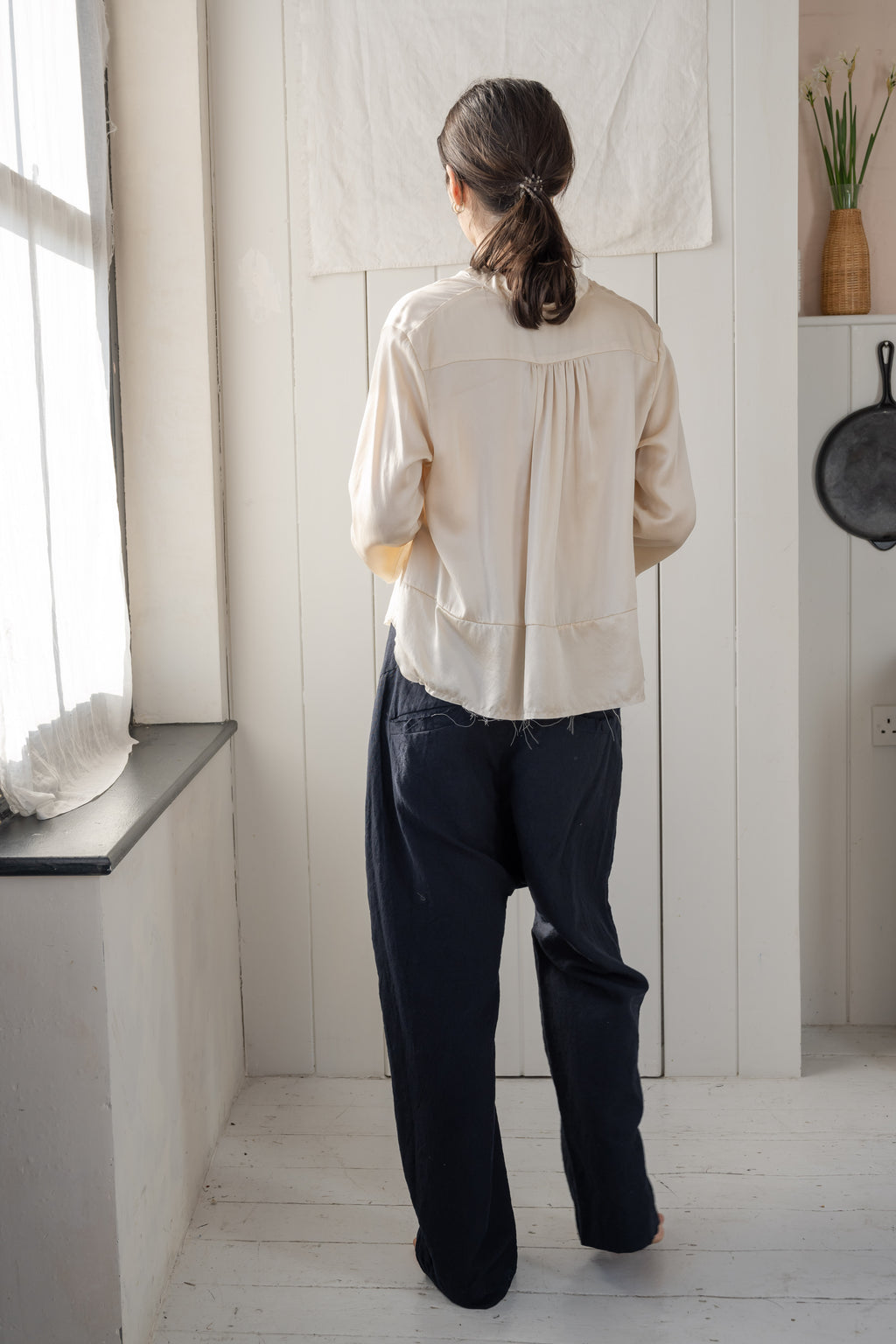 sale sunny blouse silk charmeuse