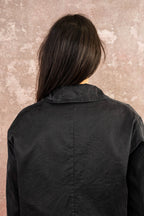 warm jacket silk cotton croccante
