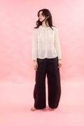 AW26 PNT 1013 tailored wide leg pants italian cotton twill