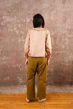 winter sweet blouse silk cotton satin